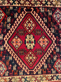 24496-Ghashgai Hand-Knotted/Handmade Persian Rug/Carpet Tribal/ Nomadic Authentic/Size: 1'9" x 1'10"