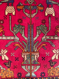 24515-Ghashgai Hand-Knotted/Handmade Persian Rug/Carpet Tribal/ Nomadic Authentic/Size: 2'0" x 2'0"