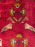 24492-Ghashgai Hand-Knotted/Handmade Persian Rug/Carpet Tribal/ Nomadic Authentic/Size: 1'10" x 2'0"
