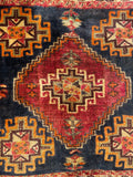 24463-Ghashgai Hand-Knotted/Handmade Persian Rug/Carpet Tribal / Nomadic Authentic/Size: 1'8" x 2'0"
