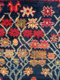 24474-Ghashgai Hand-Knotted/Handmade Persian Rug/Carpet Tribal/ Nomadic Authentic/Size: 1'11" x 2'11"