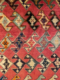 24508-Ghashgai Hand-Knotted/Handmade Persian Rug/Carpet Tribal/ Nomadic Authentic/Size: 2'0" x 2'1"