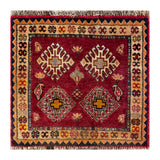 24509-Ghashgai Hand-Knotted/Handmade Persian Rug/Carpet Tribal/ Nomadic Authentic/Size: 1'9" x 1'11"