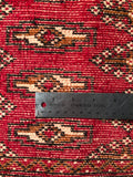 24187-Turkmen Hand-Knotted/Handmade Persian Rug/Carpet Traditional/Authentic / Size: 4'2" x 1'10"