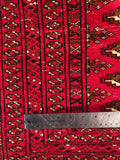 24166-Turkmen Hand-Knotted/Handmade Persian Rug/Carpet Traditional/Authentic/ Size: 4'0" x 2'0"