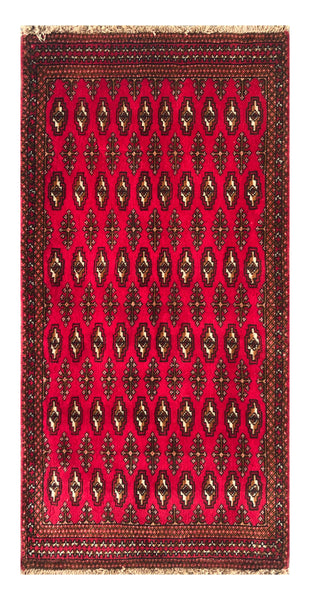 24167-Turkmen Hand-Knotted/Handmade Persian Rug/Carpet Traditional/Authentic/ Size: 4'6" x 2'0"