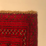 24165-Turkmen Hand-Knotted/Handmade Persian Rug/Carpet Traditional/Authentic/ Size: 4'0" x 1'11"