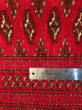 24165-Turkmen Hand-Knotted/Handmade Persian Rug/Carpet Traditional/Authentic/ Size: 4'0" x 1'11"