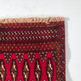 24189-Turkmen Hand-Knotted/Handmade Persian Rug/Carpet /Traditional Authentic / Size: 4'4" x 2'0"