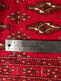 24210-Turkmen Hand-Knotted/Handmade Persian Rug/Carpet Traditional/Authentic/ Size: 4'1" x 1'10"