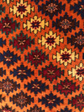 24525-Ghashgai Hand-Knotted/Handmade Persian Rug/Carpet Tribal/ Nomadic Authentic/Size: 2'1" x 1'11"