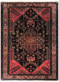 24253-Hamadan Hand-Knotted/Handmade Persian Rug/Carpet Tribal/Authentic/ Size: 6'10" x 4'11"