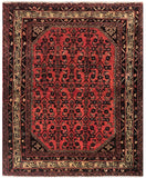 24310-Hamadan Hand-Knotted/Handmade Persian Rug/Carpet Tribal/ Authentic/ Size: 6'10" x 4'11"