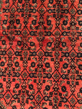 24310-Hamadan Hand-Knotted/Handmade Persian Rug/Carpet Tribal/ Authentic/ Size: 6'10" x 4'11"