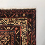 24310-Hamadan Hand-Knotted/Handmade Persian Rug/Carpet Tribal/ Authentic/ Size: 6'10" x 4'11"