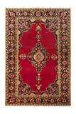 24289- Kashan Handmade/Hand-Knotted Persian Rug/ Traditional Carpet Authentic/ Size: 6'7" x 4'2"