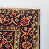 24289- Kashan Handmade/Hand-Knotted Persian Rug/ Traditional Carpet Authentic/ Size: 6'7" x 4'2"