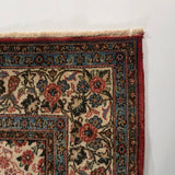 24547-Ghom Hand-knotted/Handmade Persian Rug/Carpet Traditional/ Nomadic Authentic/ Size: 7'2" x 4'5"