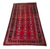 24332-Balutch Hand-Knotted/Handmade Persian Rug/Carpet Tribal/Nomadic Authentic/ Size: 7'1" x 4'0"