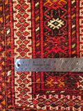 24332-Balutch Hand-Knotted/Handmade Persian Rug/Carpet Tribal/Nomadic Authentic/ Size: 7'1" x 4'0"