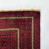 24360-Balutch Hand-Knotted/Handmade Persian Rug/Carpet Tribal/Nomadic Authentic/ Size: 6'6" x 4'1"