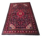 24252 - Sarough Handmade/Hand-Knotted Persian Rug/ Traditional Carpet Authentic/Size: 6'11" x 4'2"