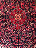24252 - Sarough Handmade/Hand-Knotted Persian Rug/ Traditional Carpet Authentic/Size: 6'11" x 4'2"