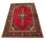 24315- Kashan Handmade/Hand-Knotted Persian Rug/Traditional Carpet Authentic/ Size: 6'8" x 4'6"