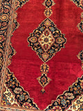 24315- Kashan Handmade/Hand-Knotted Persian Rug/Traditional Carpet Authentic/ Size: 6'8" x 4'6"