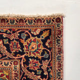 24315- Kashan Handmade/Hand-Knotted Persian Rug/Traditional Carpet Authentic/ Size: 6'8" x 4'6"