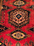 24243-Hamadan Hand-Knotted/Handmade Persian Rug/Carpet Tribal Authentic/ Size: 6'10" x 5'3"