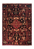 24231-Hamadan Hand-Knotted/Handmade Persian Rug/Carpet Tribal Authentic/ Size: 7'10" x 5'0"
