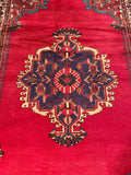 24365-Hamadan Hand-Knotted/Handmade Persian Rug/Carpet Tribal Authentic/ Size: 5'3" x 3'5"