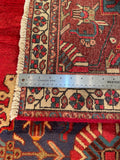 24365-Hamadan Hand-Knotted/Handmade Persian Rug/Carpet Tribal Authentic/ Size: 5'3" x 3'5"