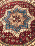 23811 - Royal Chobi Ziegler Afghan Hand-Knotted Contemporary/Traditional /Size: 8'2" x 8'2"