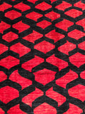 23699 - Chobi Ziegler Afghan Hand-Knotted Contemporary/Traditional/ Size:  9'10" x 6'8"