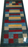 15427-Lori Gabbeh Hand-Knotted/Handmade Persian Rug/Carpet Tribal/Nomadic Authentic/ Size:  6'10" x 3'0"