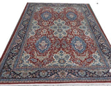 15274-Sarough Hand-Knotted/Handmade Persian Rug/Carpet Traditional Authentic/ Size: 9'5"x 6'10"