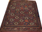 15108-Sumac Bag Turkmen Hand-Knotted/Handmade Persian Rug/Carpet Tribal/Nomadic Authentic/ Size: 3'6" x 2'7"