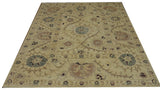 18183-Royal Chobi Ziegler Hand-Knotted/Handmade Afghan Rug/Carpet Traditional Authentic/ Size: 9'9''x 7'9''