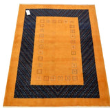 10635 - Lori Persian Hand-knotted Authentic/Nomadic/Traditional/Tribal Gabbeh, Size: 7'7" x 5'5"