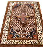 13094 - Balutch Persian Hand-knotted Authentic/Nomadic/Tribal Rug/Carpet/ Size: 6'2" x 4'2"