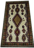 18242-Shiraz Hand-Knotted/Handmade Persian Rug/Carpet Tribal/Nomadic Authentic/ Size: 6'2" x 3'4"