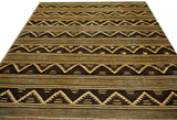 19943-Chobi Ziegler Hand-knotted/Handmade Afghan Rug/Carpet Traditional Authentic/ Size: 9'2" x 8'1"