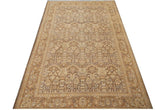 20861 - Tabriz  Afghan Hand-Knotted/Handmade Afghan Rug/Carpet Traditional Authentic/ Size: 7'3" x 4'5"