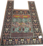 15591-Gouchan Hand-Knotted/Handmade Persian Rug/Carpet Tribal/Nomadic/ Authentic/ Size: 4'9" x 4'7"