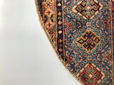 23798 - Chobi Ziegler Afghan Hand-Knotted Contemporary/Traditional /Size: 4'11" x 4'11"