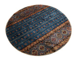 23797 - Chobi Ziegler Afghan Hand-Knotted Contemporary/Traditional /Size: 4'9" x 4'10"