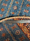 23797 - Chobi Ziegler Afghan Hand-Knotted Contemporary/Traditional /Size: 4'9" x 4'10"
