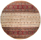 23802 - Chobi Ziegler Afghan Hand-Knotted Contemporary/Traditional /Size: 6'8" x 6'8"